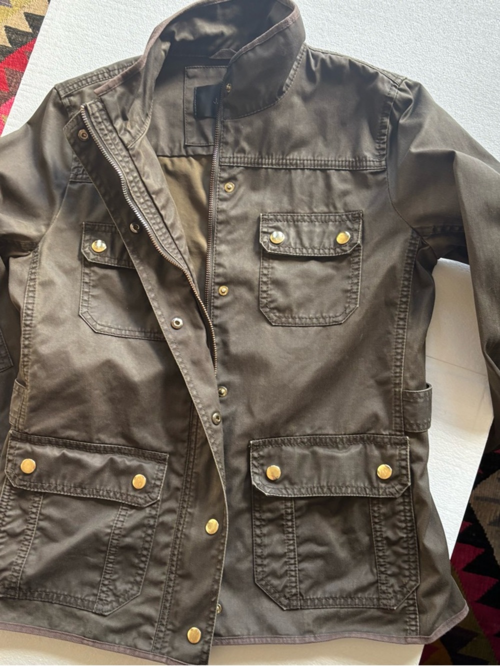 J Crew Field jacket
Moss Green
Size Small